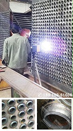全位置管板焊接设备应用于江苏省换热器行业项目