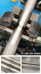 MWF系列封闭式管管自动焊机，应用于河南钛合金管道工程项目