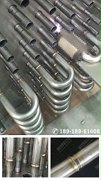 换热器U型管焊装置 U型管焊机应用于浙江省换热器行业项目