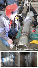 开放式管管焊接设备应用于湖南暖通制冷行业项目