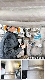 封闭式管路自动焊接设备 管管焊机应用于广东佛山压力容器行业项目