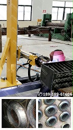 全位置管板焊接设备应用于山东换热器行业项目