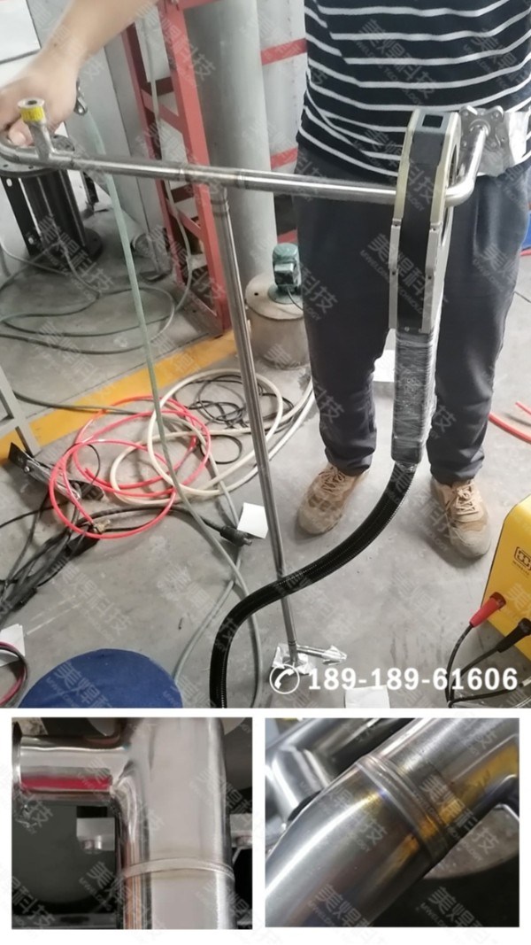 封闭式不锈钢管自动焊接设备应用于江苏省冷却设备行业项目