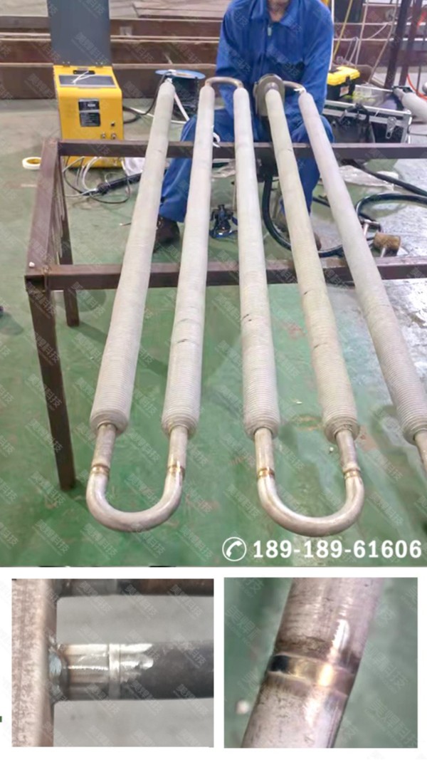 MWF系列封闭式管焊机应用于浙江换热器行业项目
