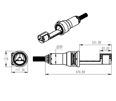 换热器管板焊机MWH-16结构图