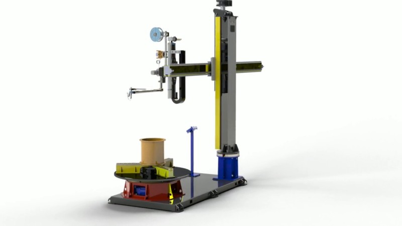 美焊科技-立卧式热丝堆焊动画演示