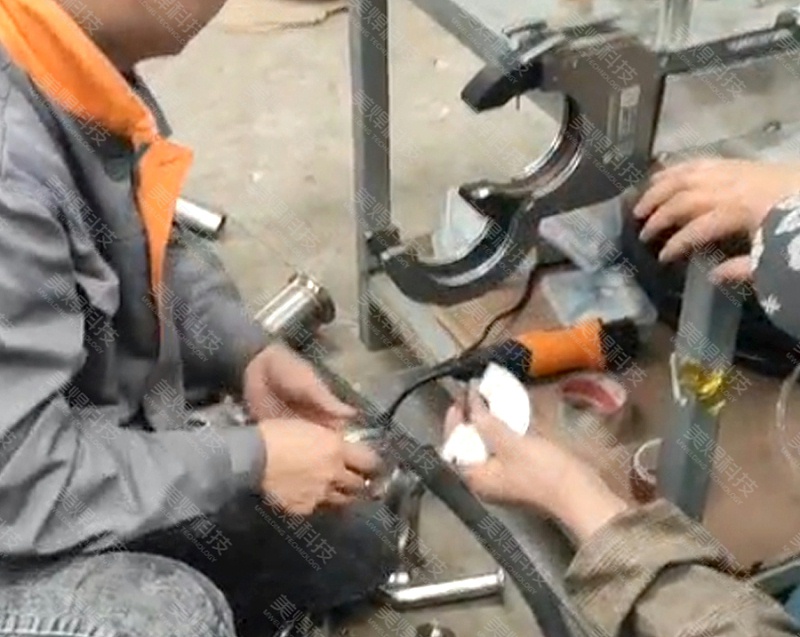 封闭式管管焊接设备应用于苏州食品行业设备项目(图3)