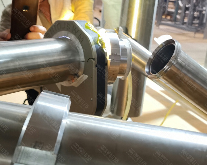 封闭式不锈钢管道焊接设备应用于广东省食品生产行业(图2)