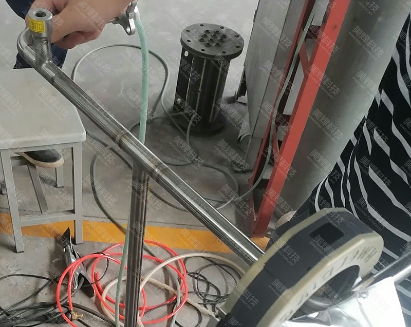 封闭式不锈钢管自动焊接设备应用于江苏省冷却设备行业项目(图2)