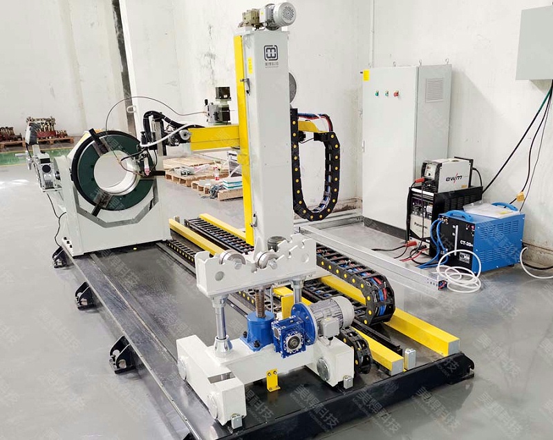 自动环缝焊机焊接设备应用于陕西省石油化工行业项目(图1)
