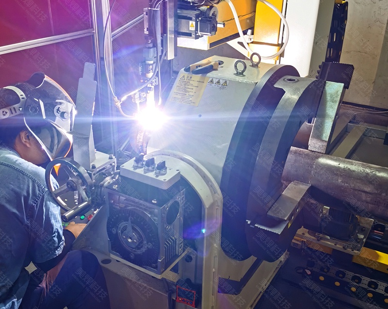 美焊MWHF系列环缝焊机系列自应用于陕西石油化工行业项目(图1)