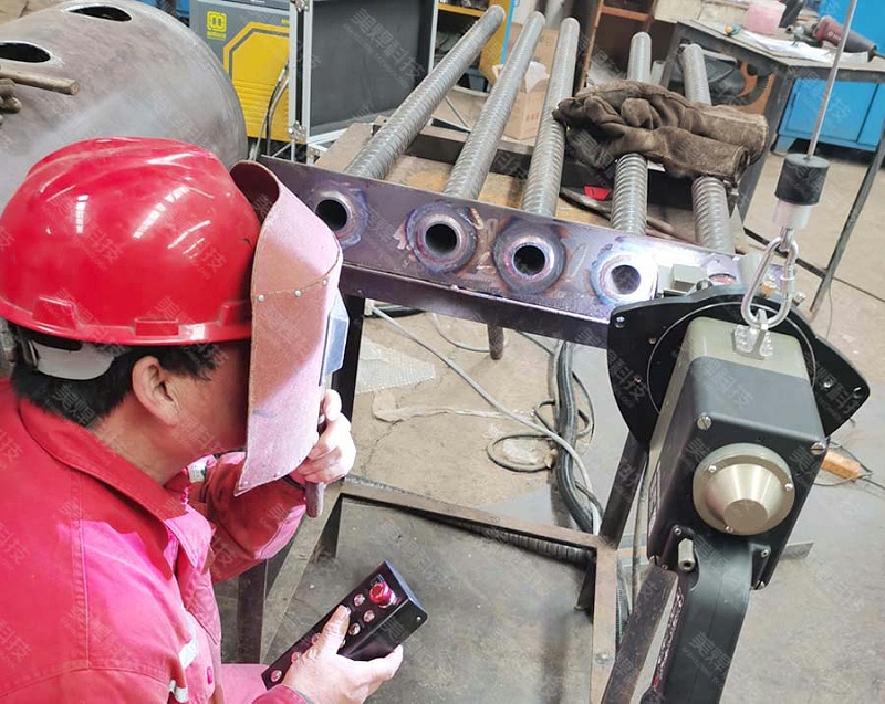 管板自动焊机 管板焊机 应用于四川石油化工行业项目(图1)