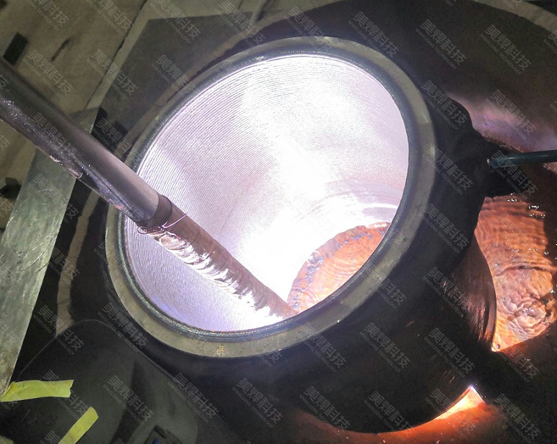 立式自动堆焊设备应用于山东管道工程行业项目(图3)