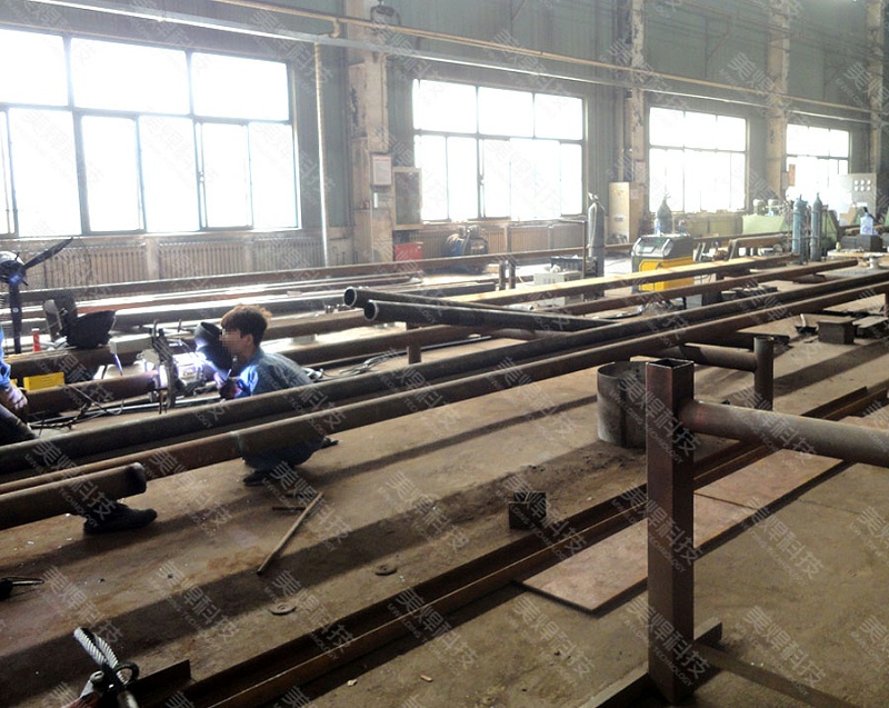 开放式管管焊接设备应用于江苏石油管道行业项目