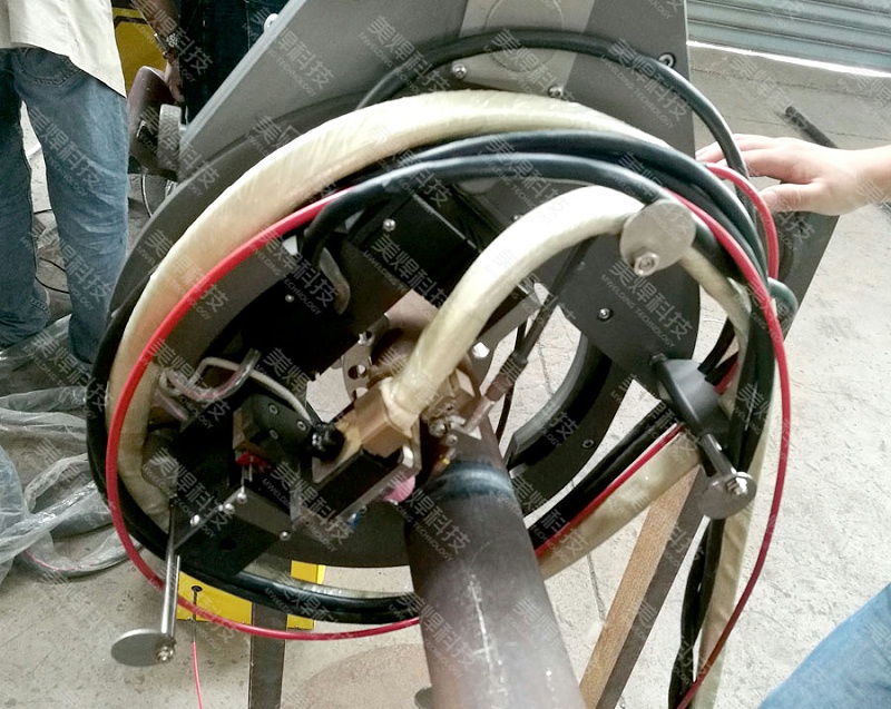 开放式管管焊机 管道自动焊机 应用于浙江锅炉行业项目(图1)