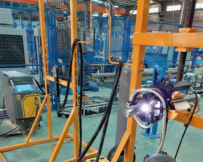 开放式管管焊接设备应用于上海工程机械项目