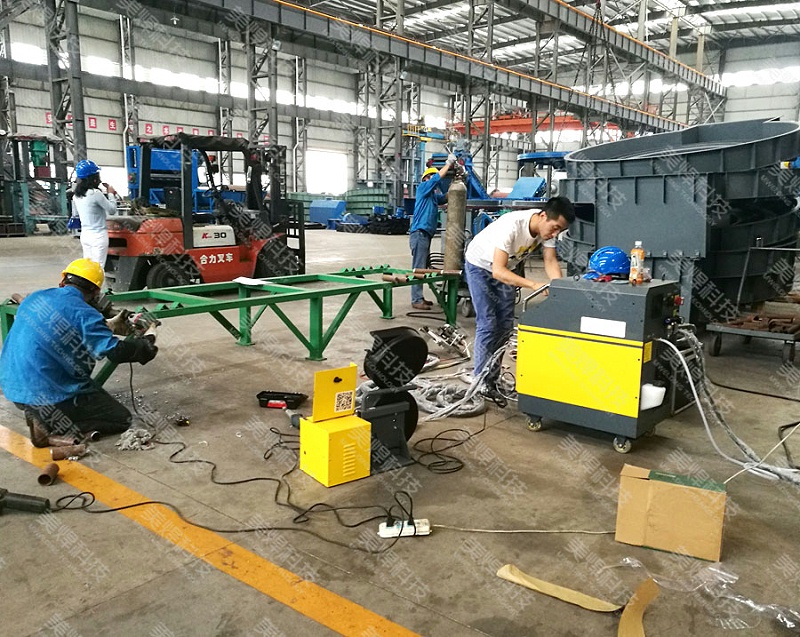 开放式管管焊接设备应用于上海管道安装行业项目